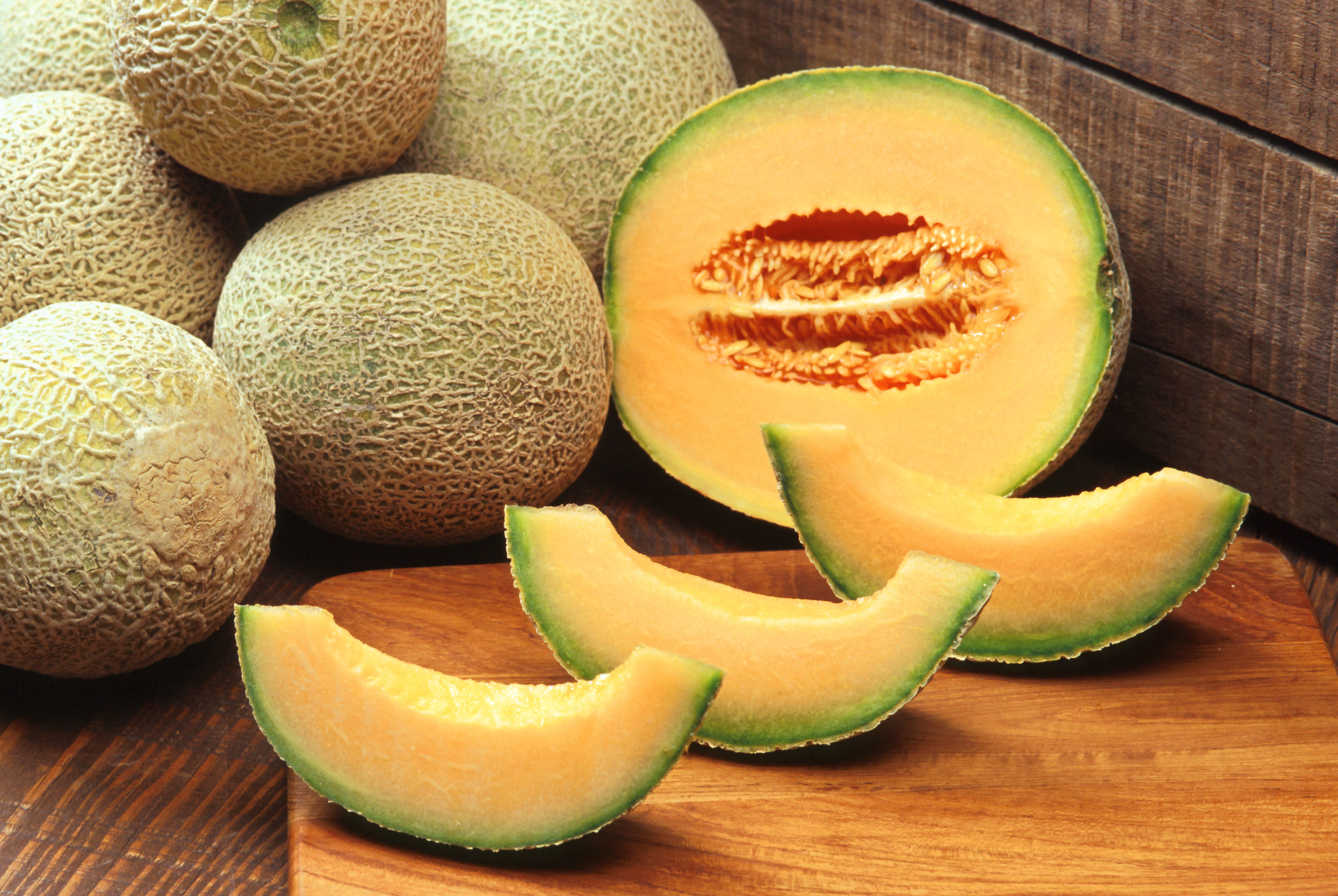 Chemical-free Fresh Local Pennsylvania Cantaloupe. Hard-to-find in stores